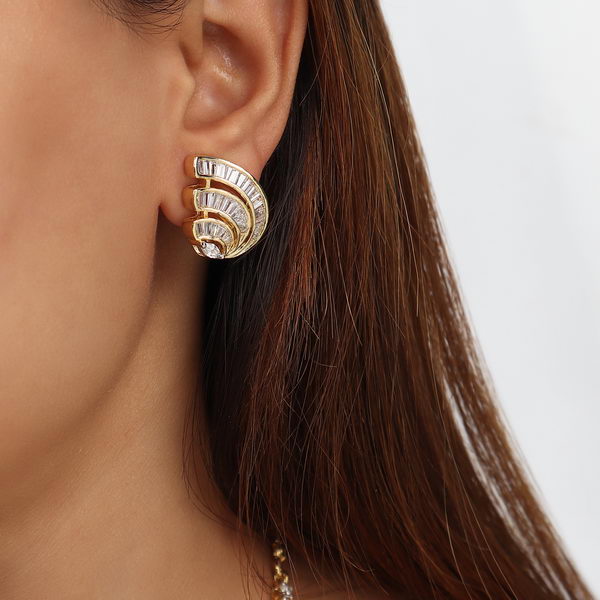 Ada AD Double Line in Gold