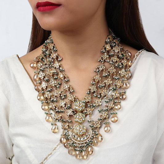 Ruhi Kundan Multi Layer Haar