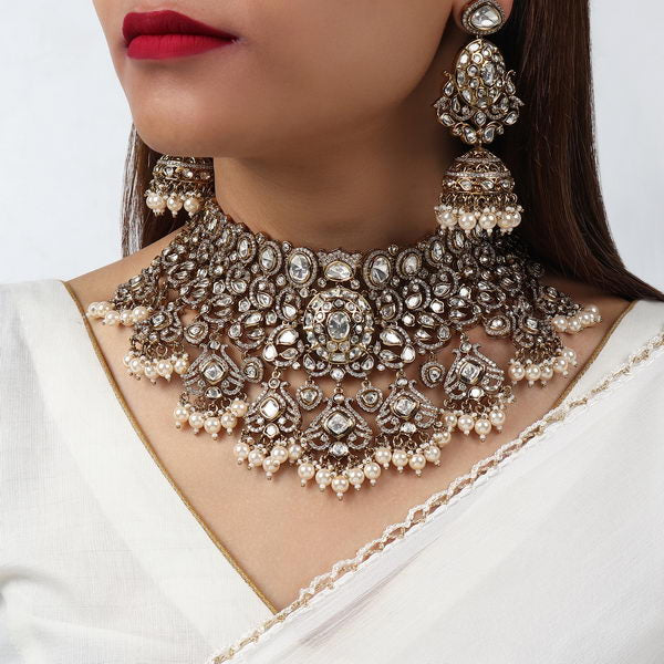 Sidra Polki Full Choker