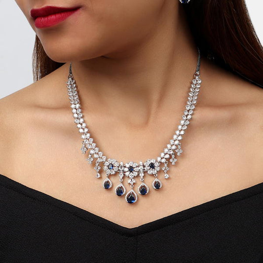 Eyana AD Set in Sapphire Blue