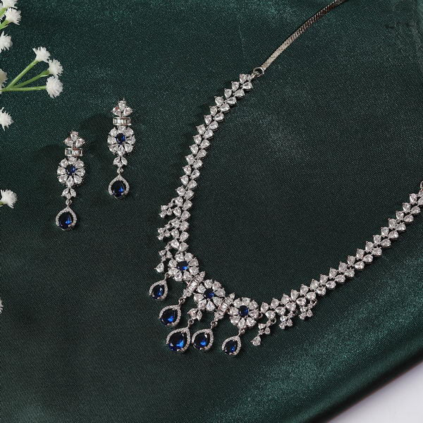 Eyana AD Set in Sapphire Blue