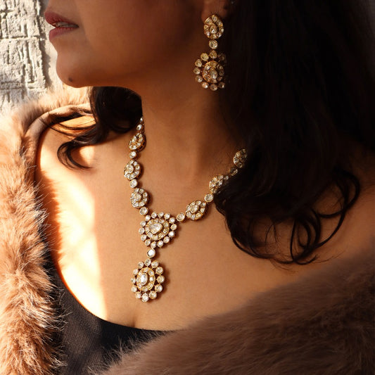 Stellar Drape Moissanite Necklace