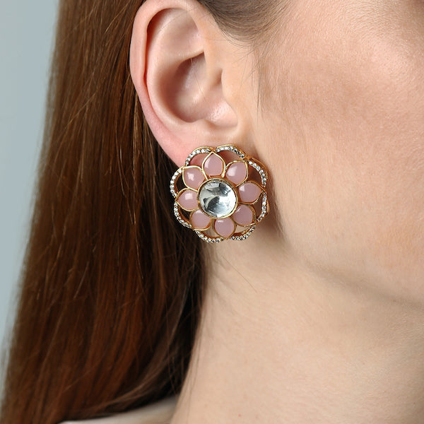 Nikhar Pendant in Pink
