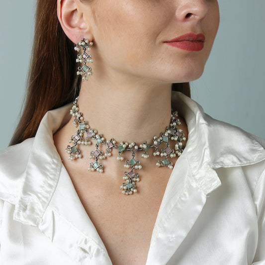 Anjulika Set in German Silver