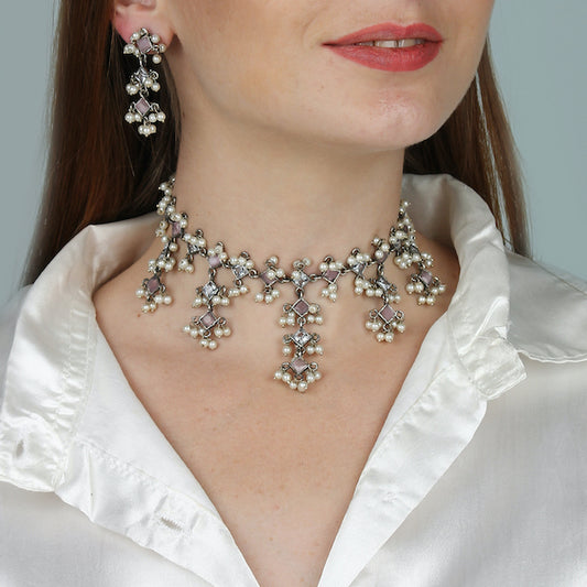 Anjulika Set in Pink