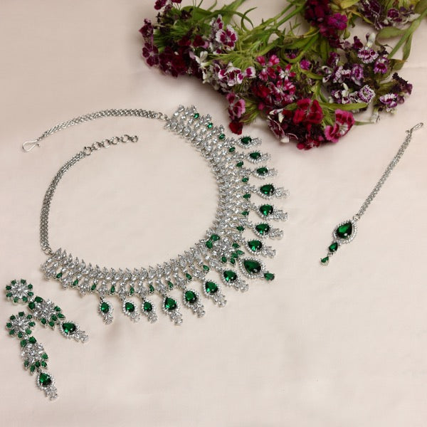 Mallika AD Set in Green