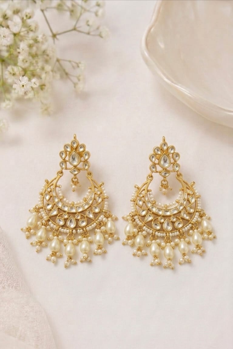 Noor Pearl Chandbali