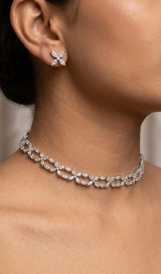 Ishaani AD Choker Necklace
