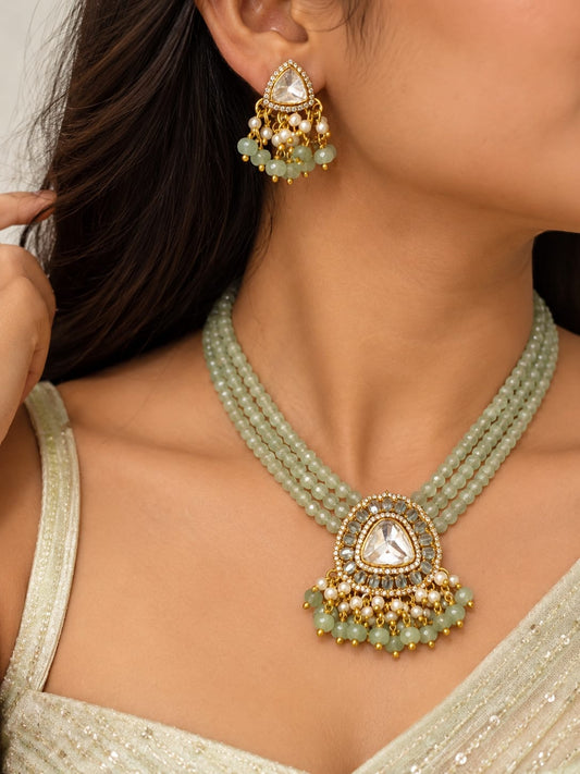 Prism Pendant Neck Set