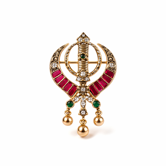 Khanda Brooch