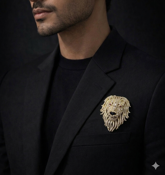 The Maharaja Lion Brooch