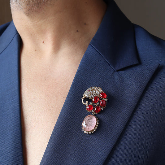 Hathi in Ruby and Pink