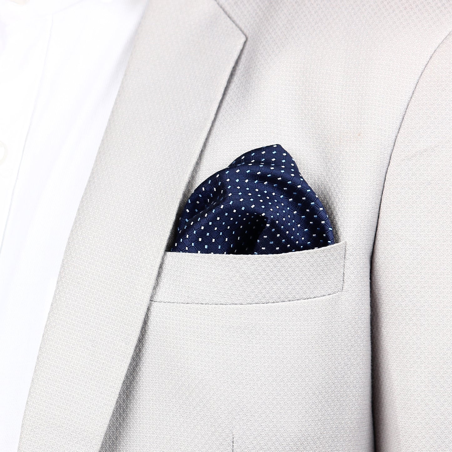 White in Blue