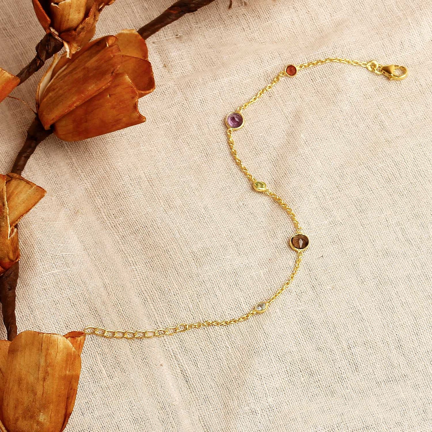 Tourmaline Bracelet in 92.5 Silver