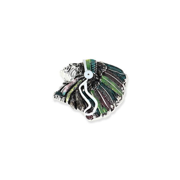 Red Indian Enamelled