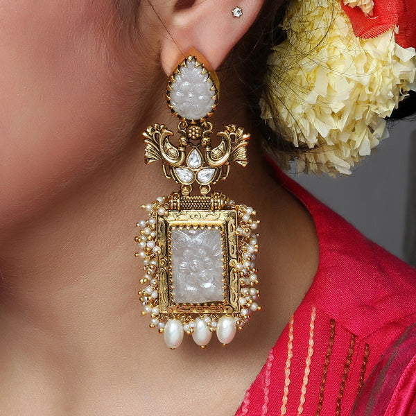 Bhamini Gold Plated Dangler