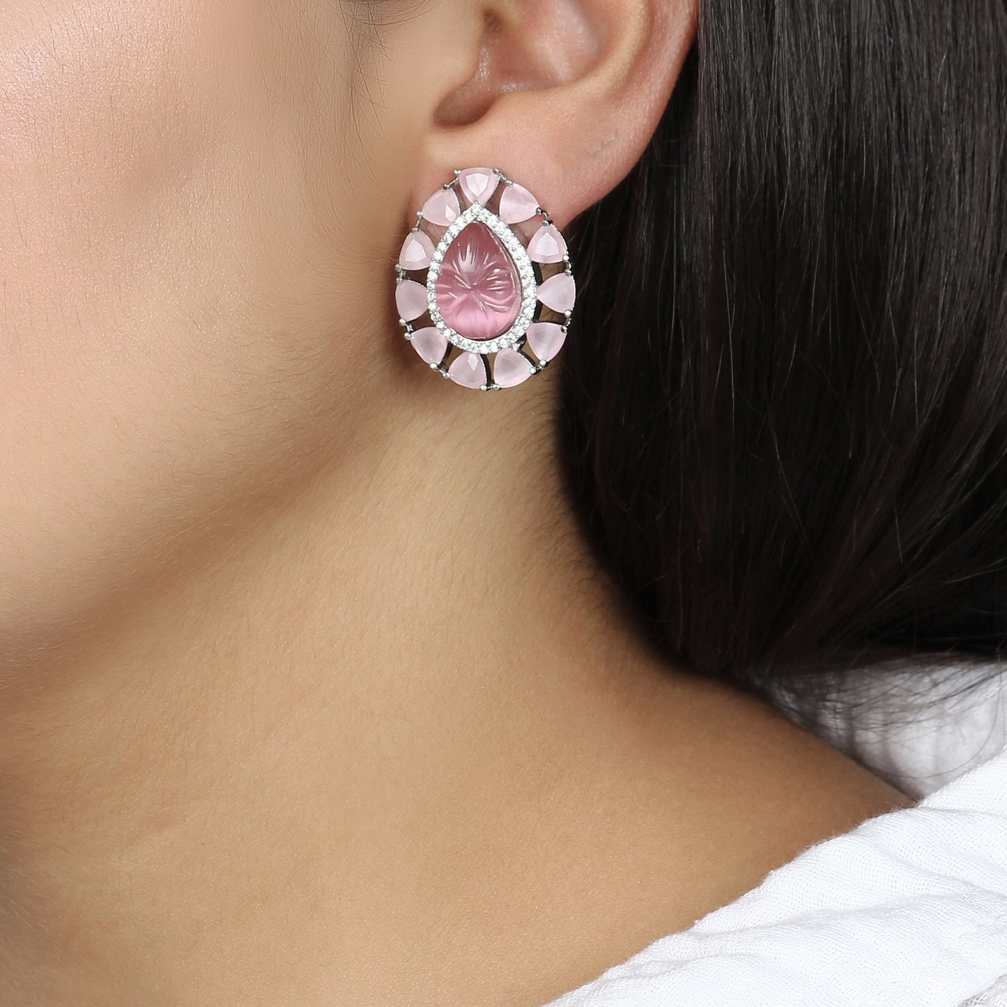 Sofia Studs in Pink