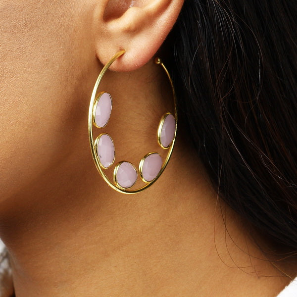Hoops in Pink