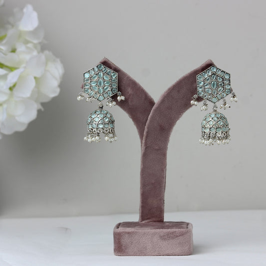 Hexa Jhumki in Mint