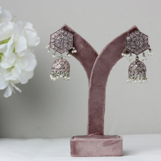 Hexa Jhumki in Pink