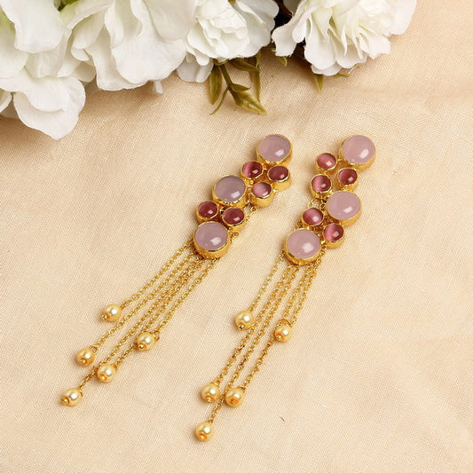 Pearl Tassles in Pink