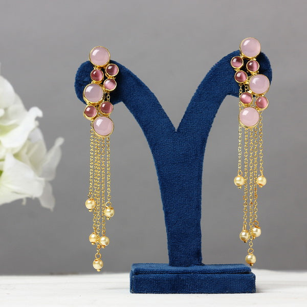 Pearl Tassles in Pink