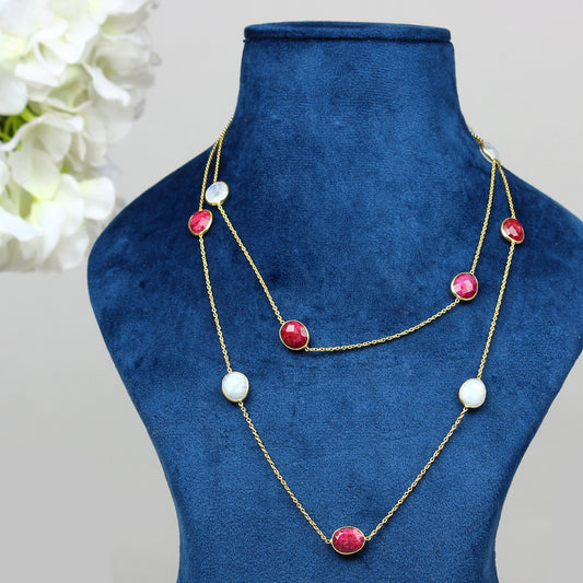 Contemporary Mala in MoonStone