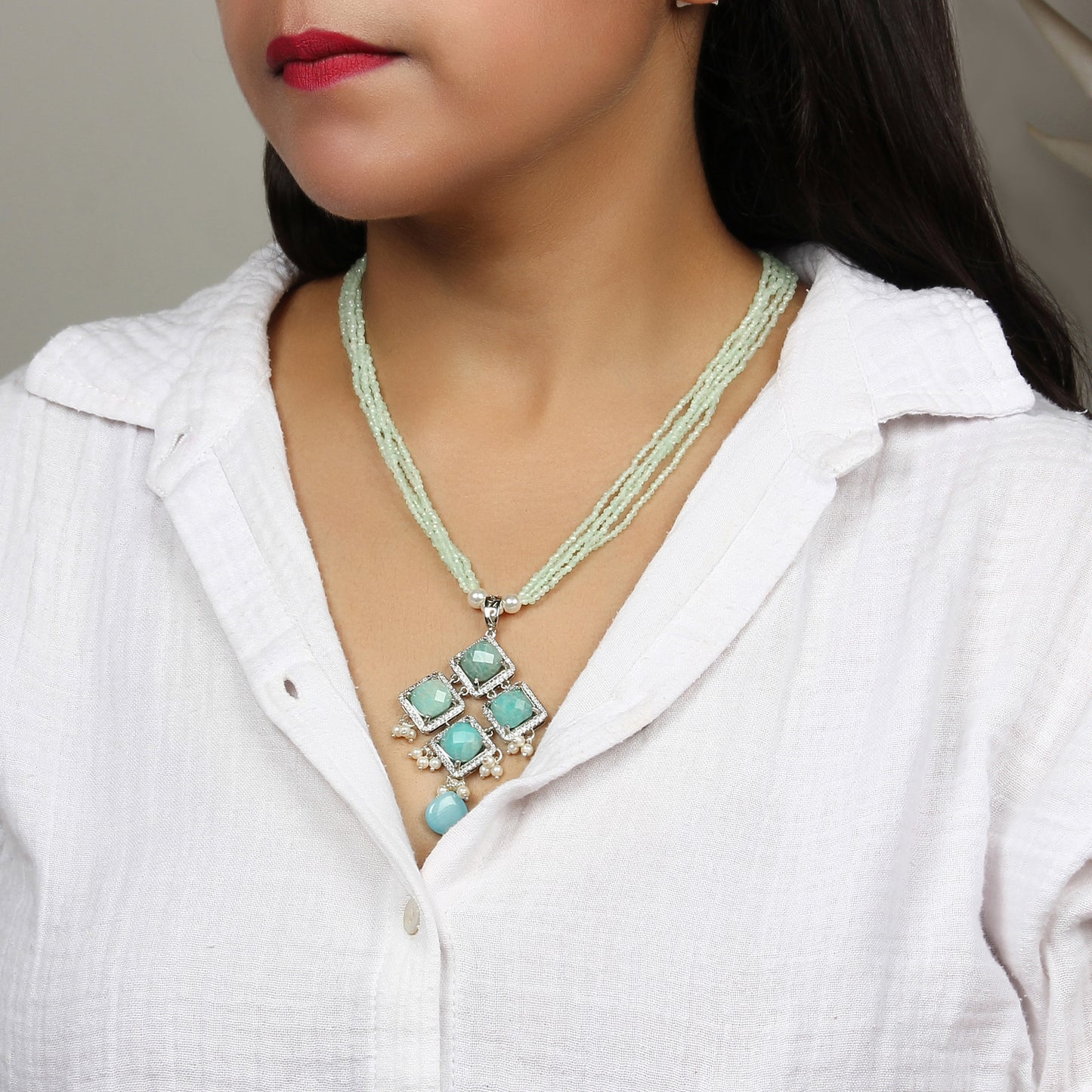 Victorian in Aqua
