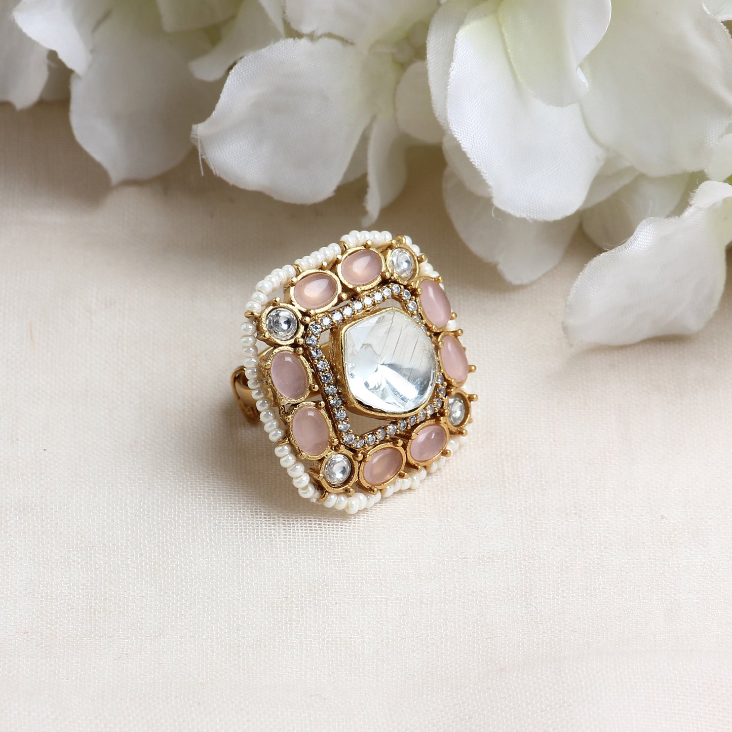 Victorian Kundan Ring