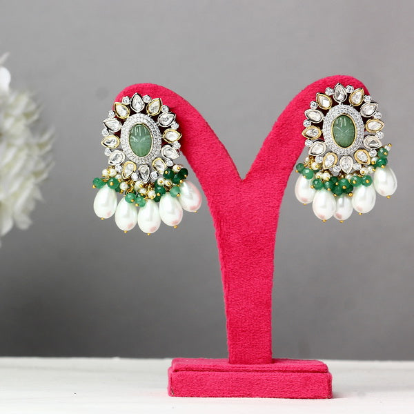 Ruhani Emerald Polki Haar