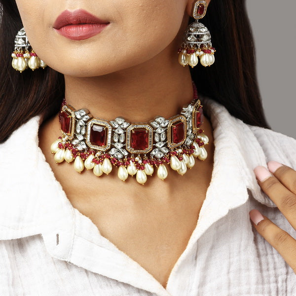 Rubina Pearl Choker