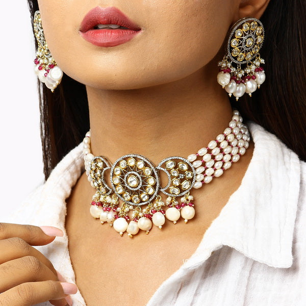 Suhani Polki Pearl Choker