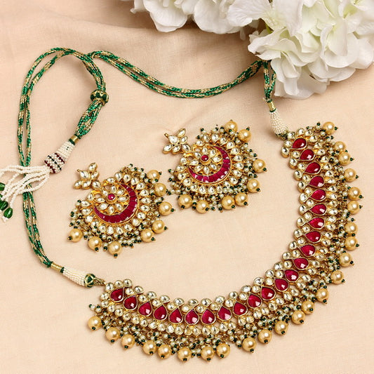 Padmavati Choker in Pachi Kundan