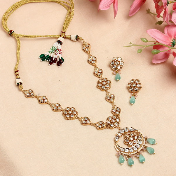 Gaurika Necklace in Kundan