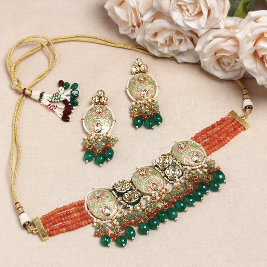 Hussainara Choker in Meenakari