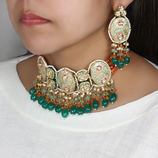 Hussainara Choker in Meenakari