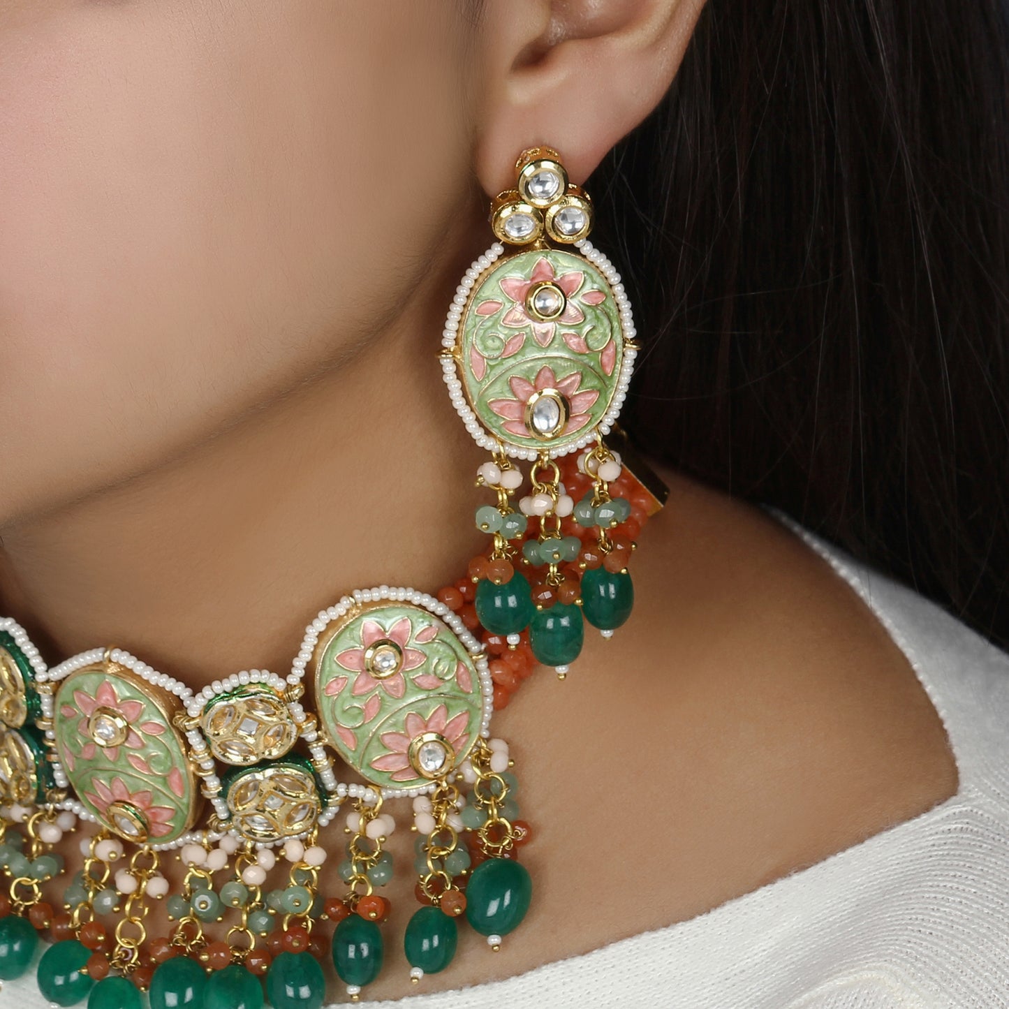 Hussainara Choker in Meenakari