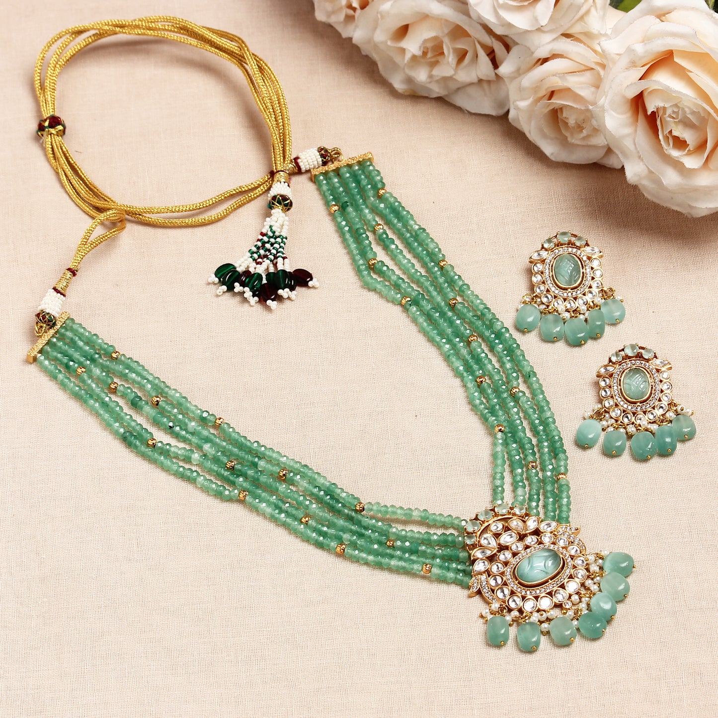 Begum Neckpiece in Polki