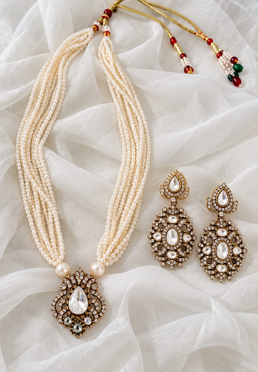 Pachi kundan neckset for women 