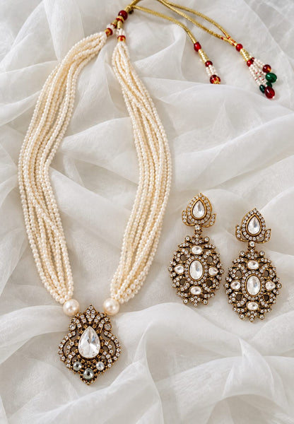 Pachi kundan neckset for women 