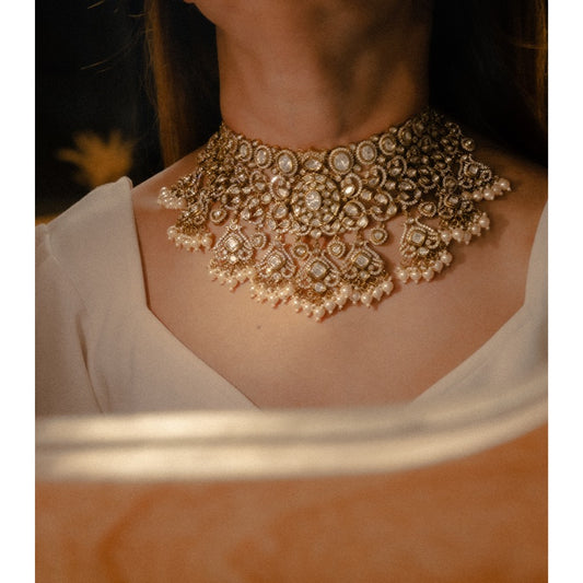 Sidra Polki Full Choker