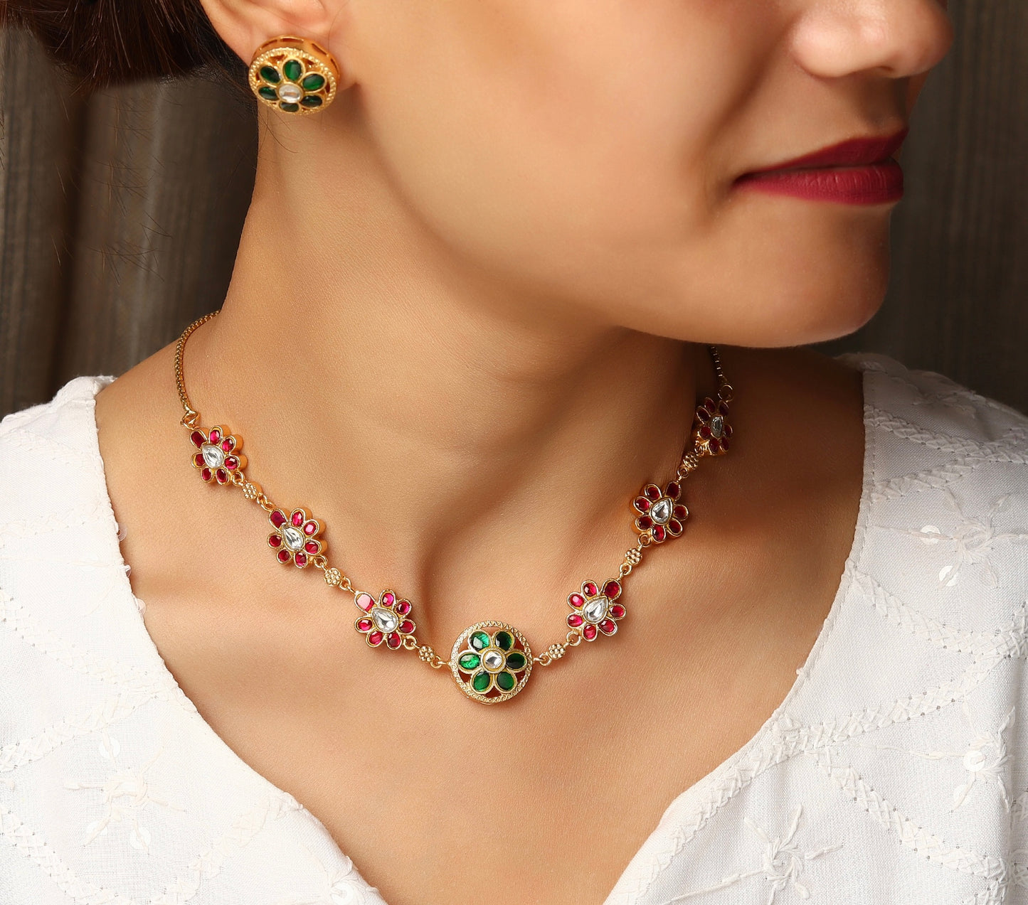 Gulmohar Necklace