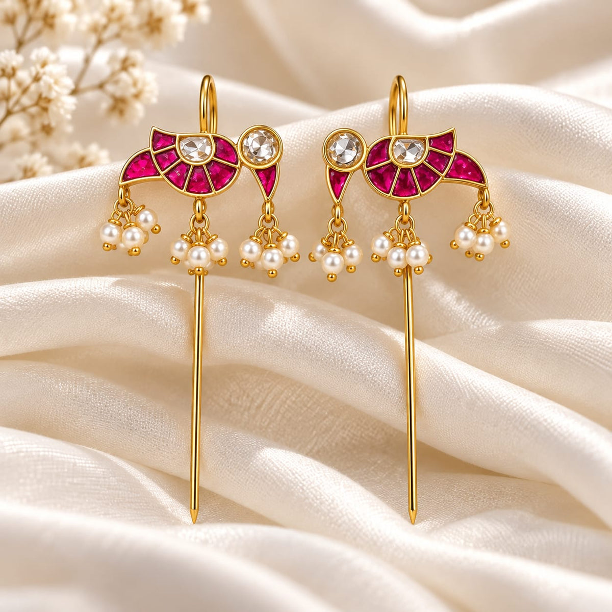 Kundan earring 