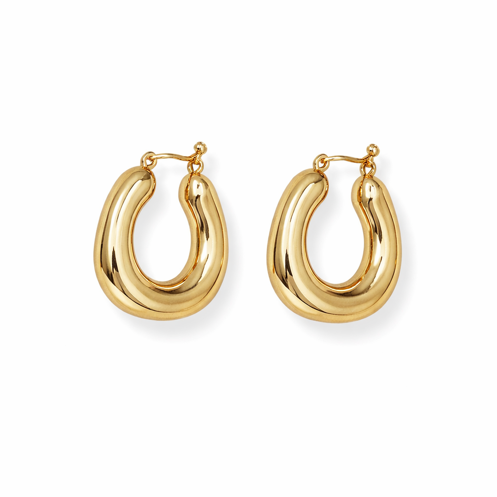 Solara Sculpted Hoops