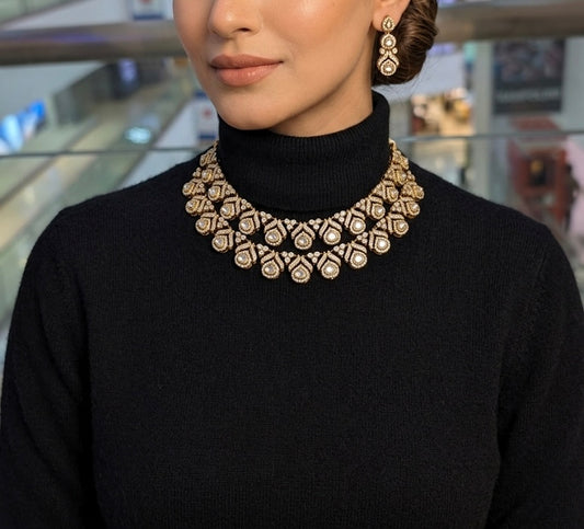Shanaya Polki  Layered Collar Necklace