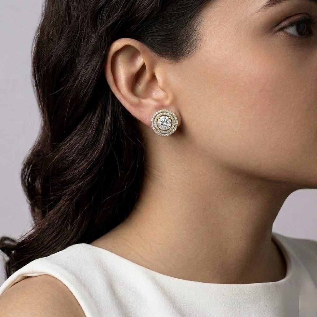 Kicky Solitaire Studs