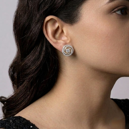 Perky Diamond Studs