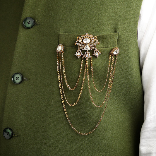 Raihan Polki Brooch