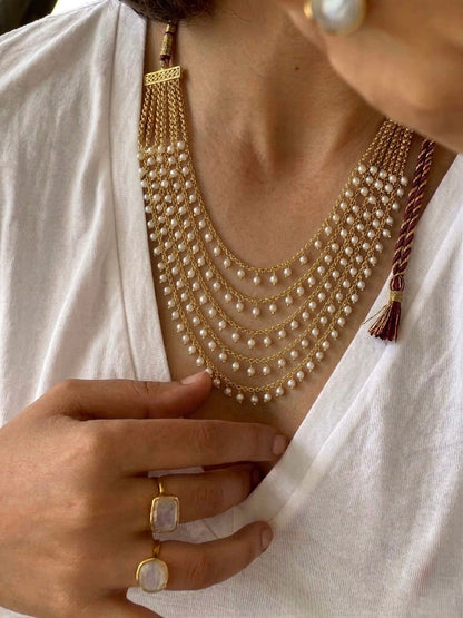 Nanya Multilayer Pearl Mala