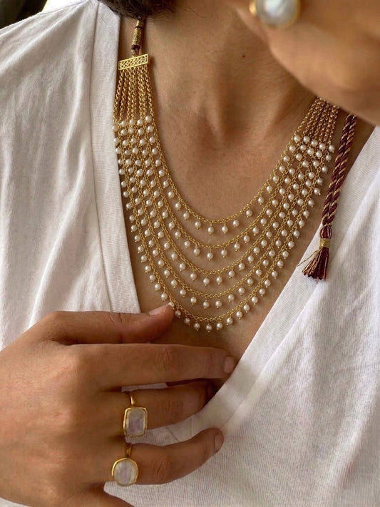 Nanya Multilayer Pearl Mala